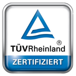 TÜV Rheinland zertifiziert